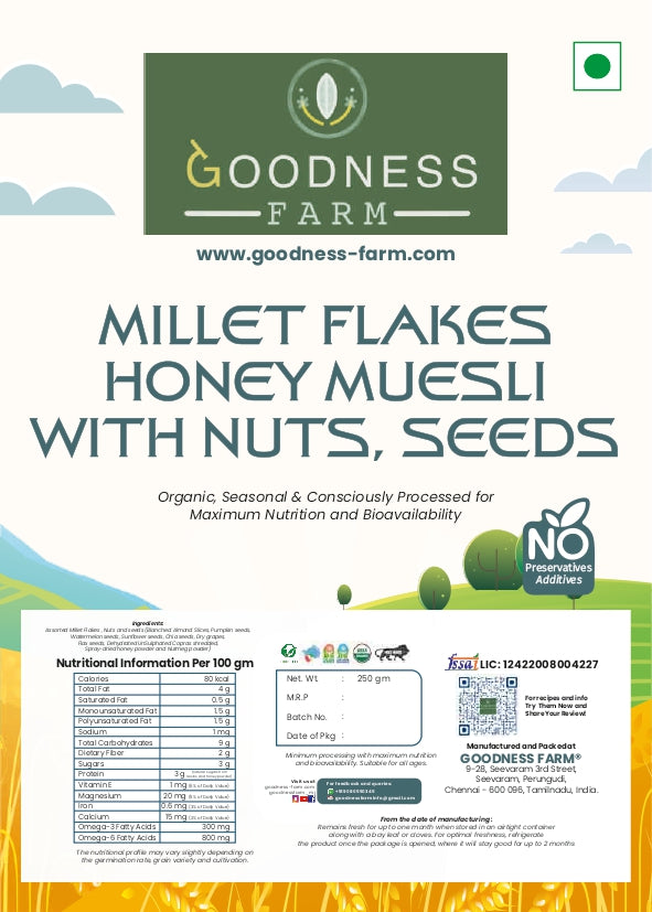 Millet Flakes Honey Muesli (250 g)