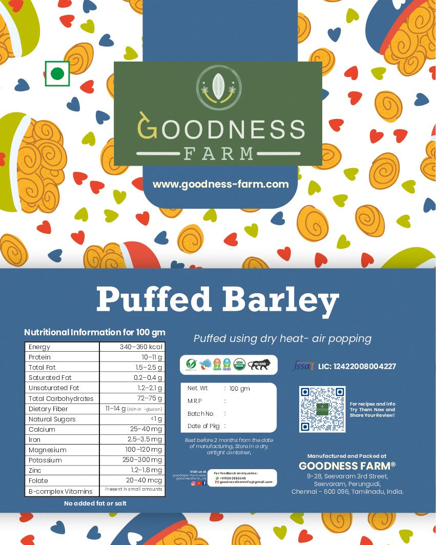 Puffed Barley (100 G)