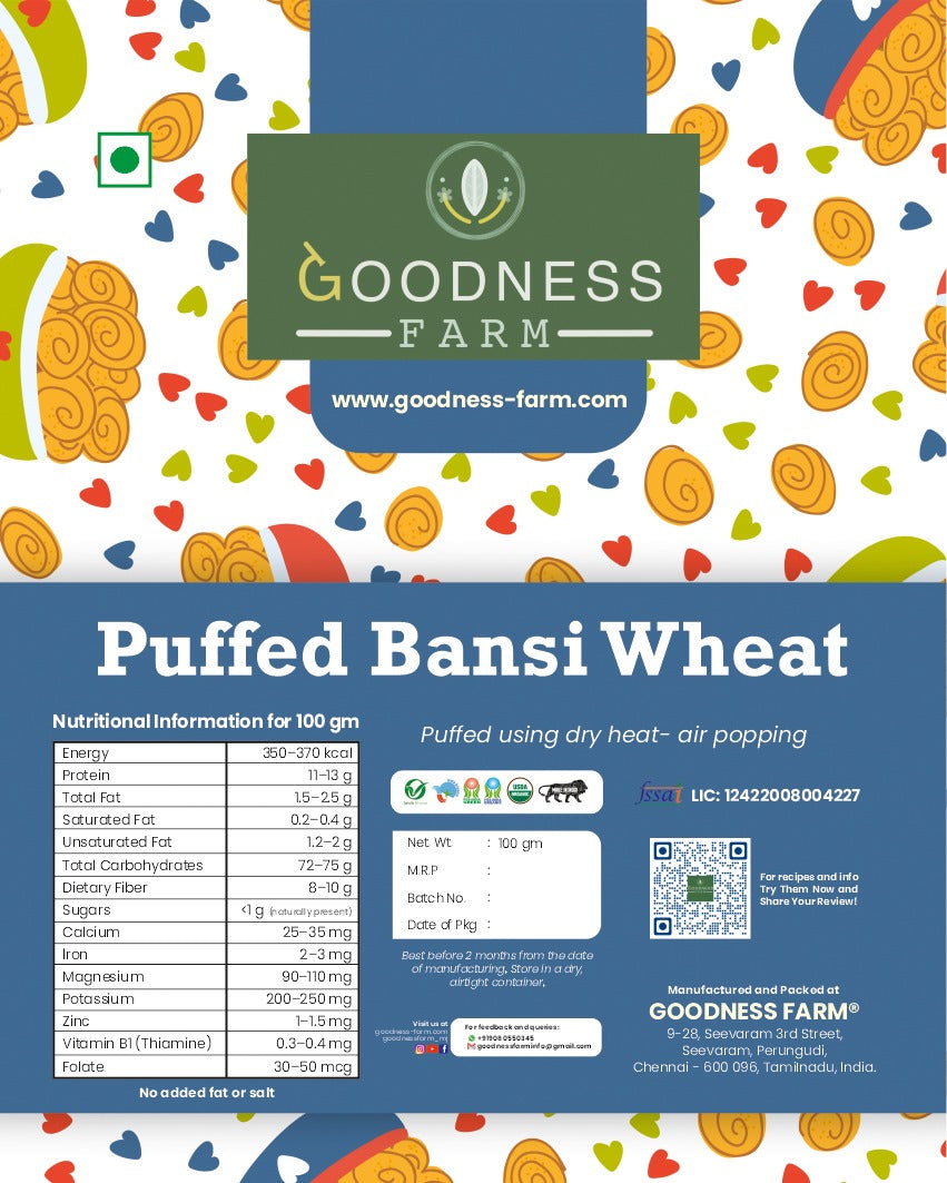 Puffed Bansi Wheat (100 G)