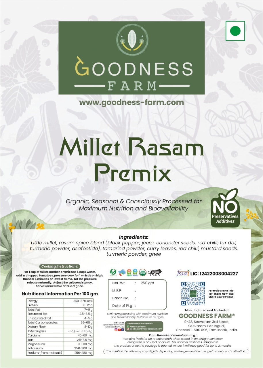 Millet Rasam Premix (250 G)