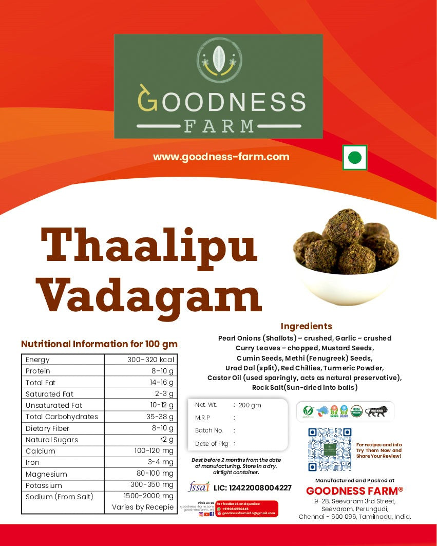 Thaalipu Vadagam (200 G)