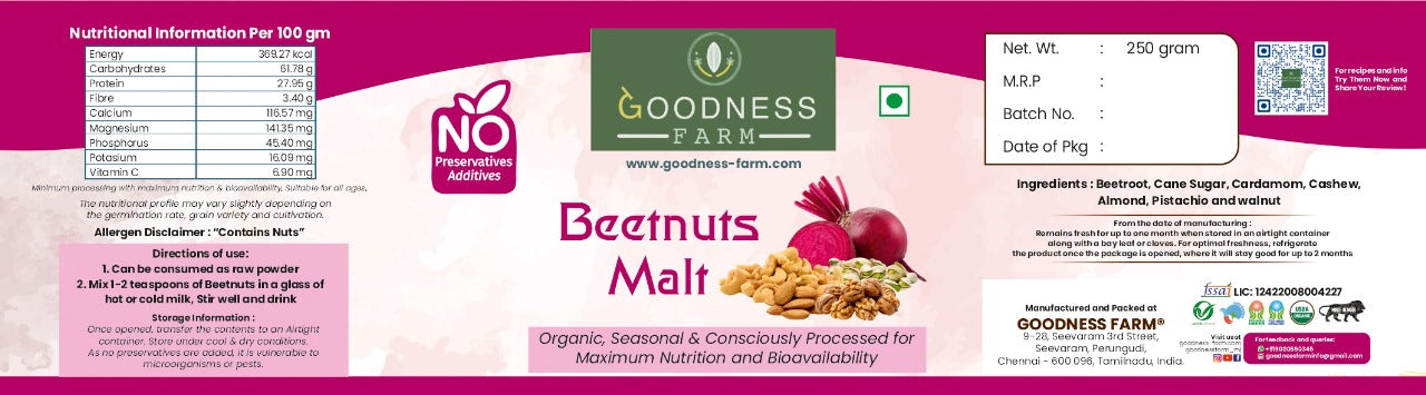 Beetnuts Malt (250 G)
