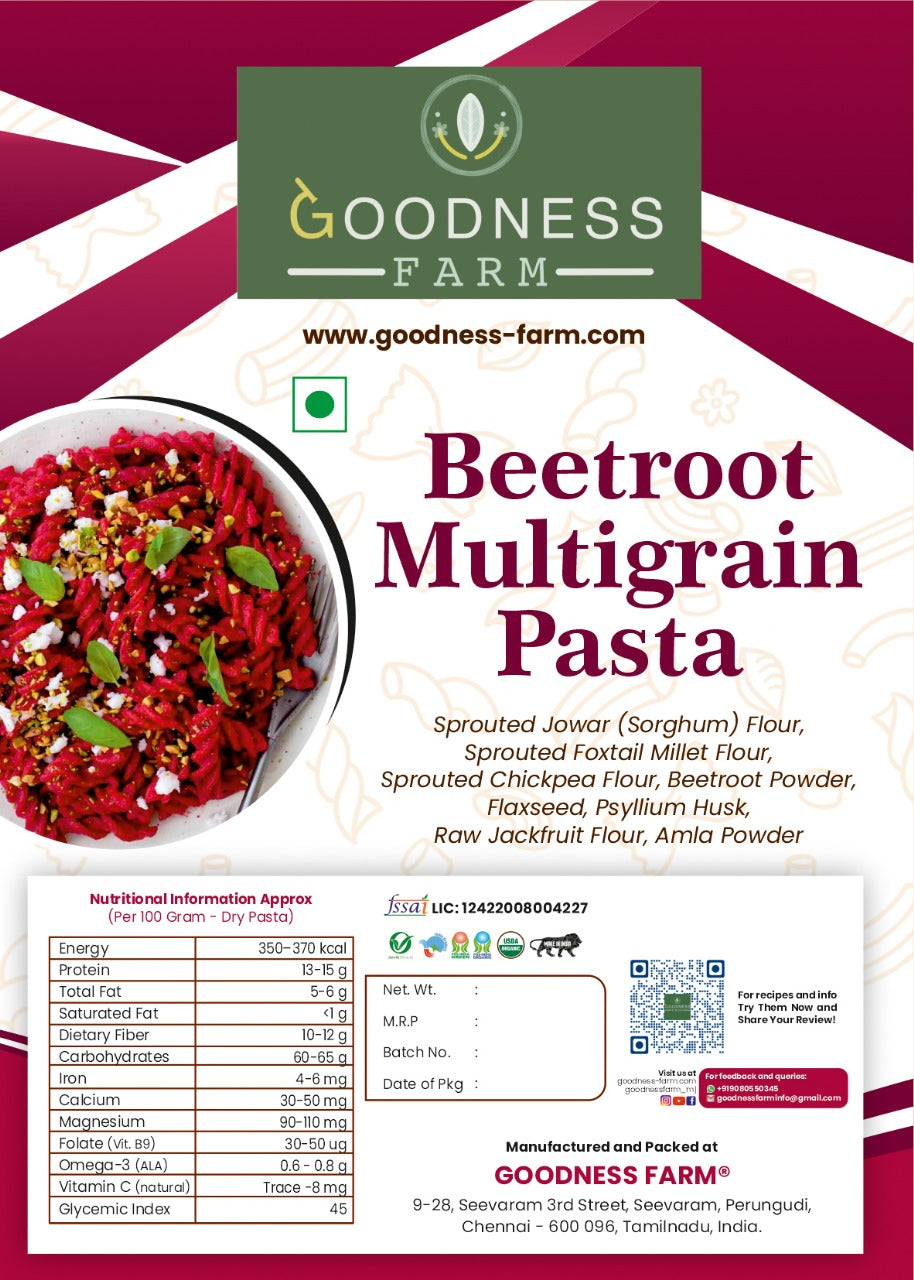 Beetroot Multigrain Pasta (180 G)