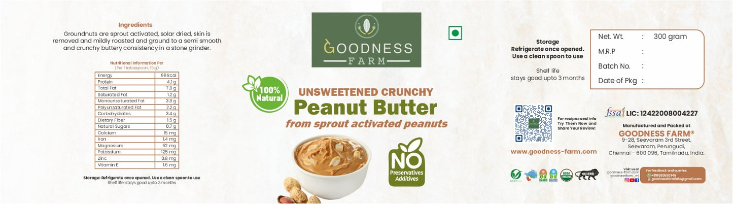 Crunchy Peanut Butter ORGANIC