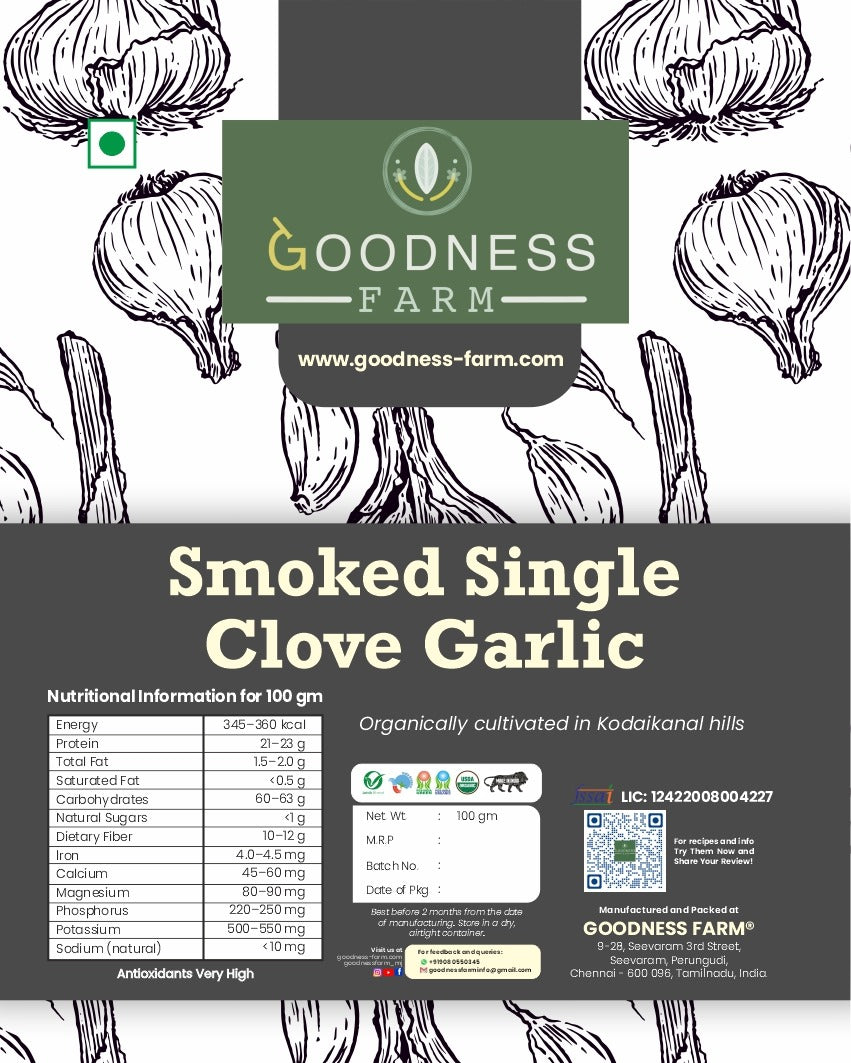 Smoked Single Clove Garlic (250 G)