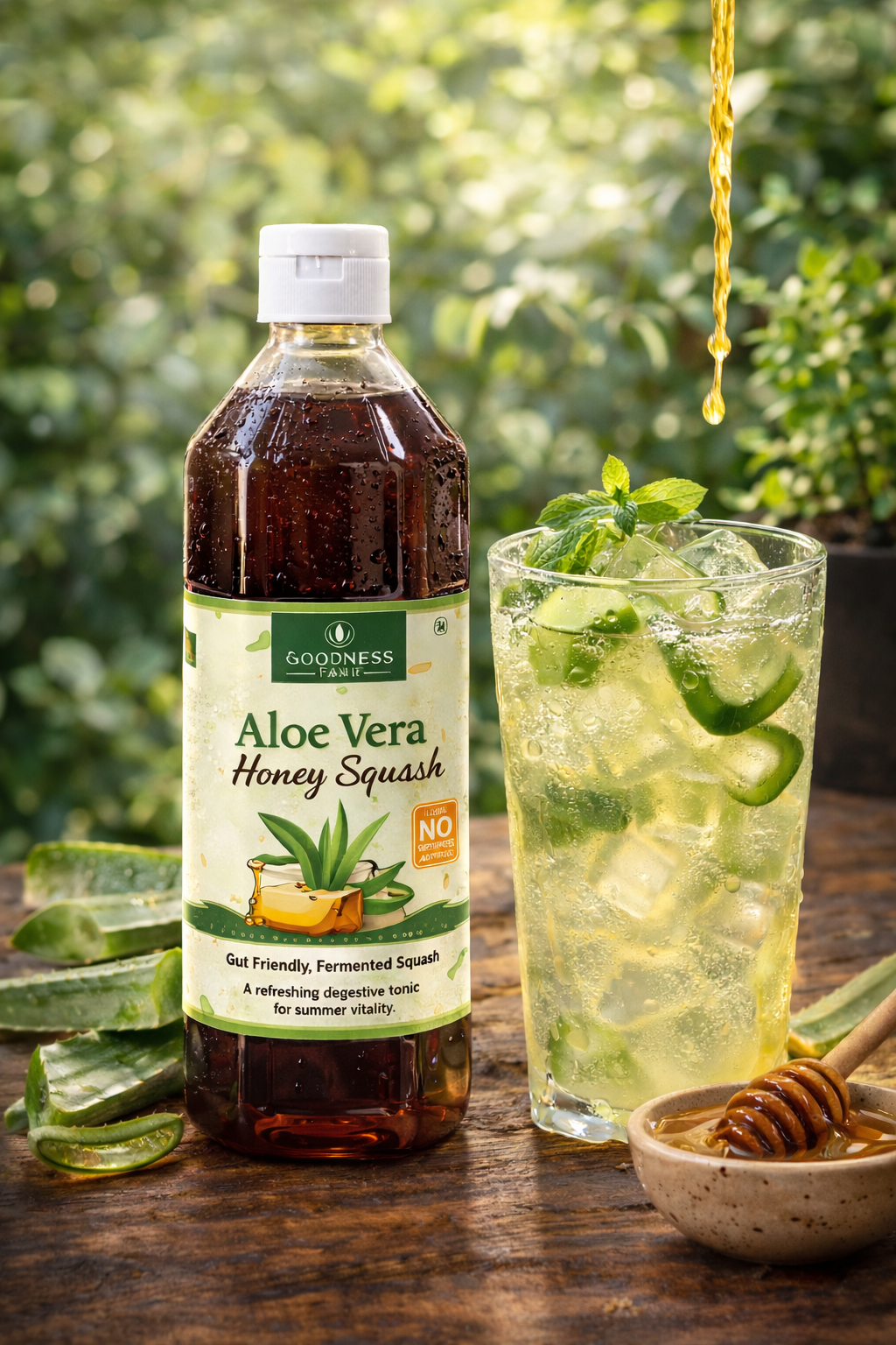 Aloe Vera Honey Squash ORGANIC (200 ml)
