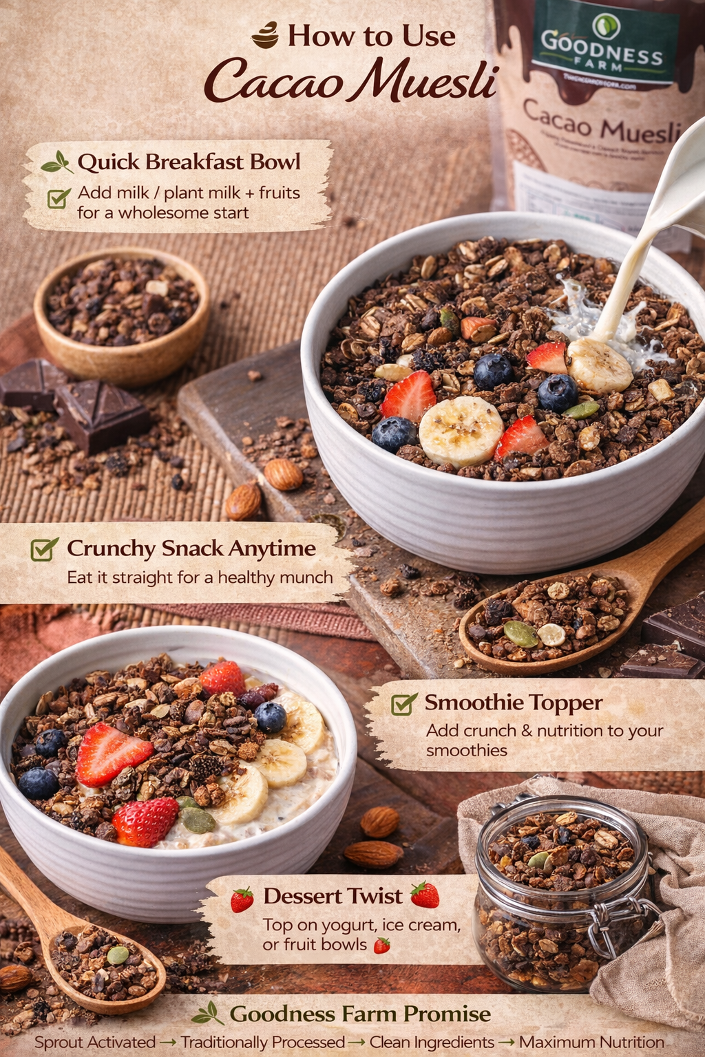 Cacao Millet Muesli ORGANIC