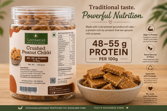 Crushed Peanut Chikki ORGANIC (250 G)