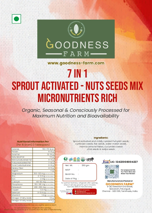 7-In-1 Super Seeds & Nuts Mix (250 g)