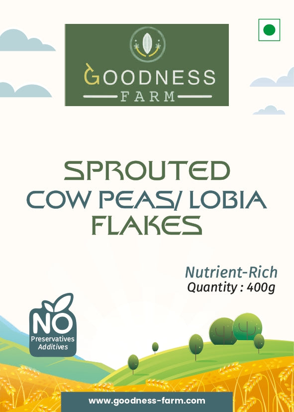Sprouted Cow Peas Flakes (400 G)
