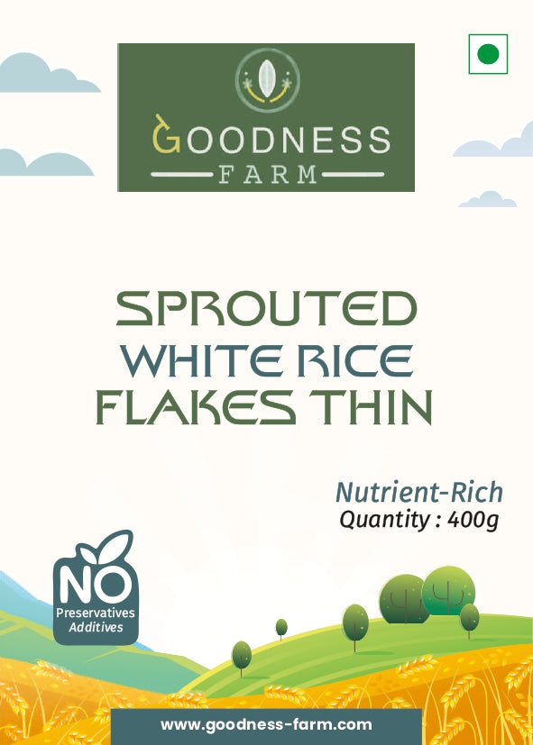 Sprouted White Rice Flakes (400 G)
