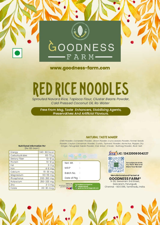 Navara Red Rice Noodles (180 G)