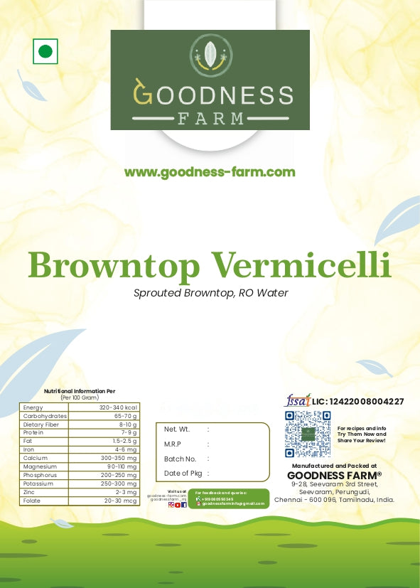 Browntop Millet Vermicelli (180 G)