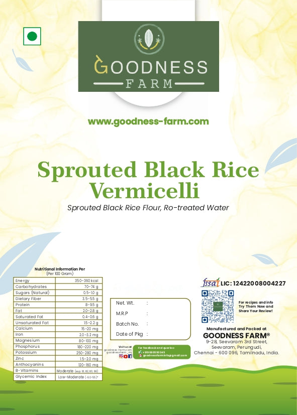 Black Rice Vermicelli (180 G)