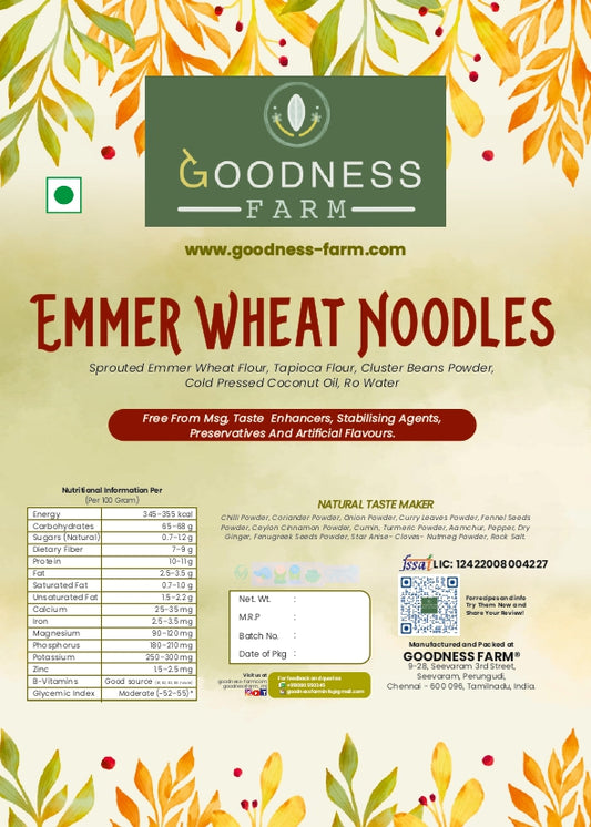 Emmer Wheat Noodles (180 G)