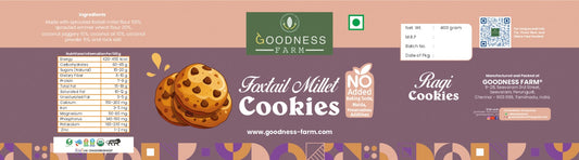 Foxtail Millet Cookies, Organic (200 G)