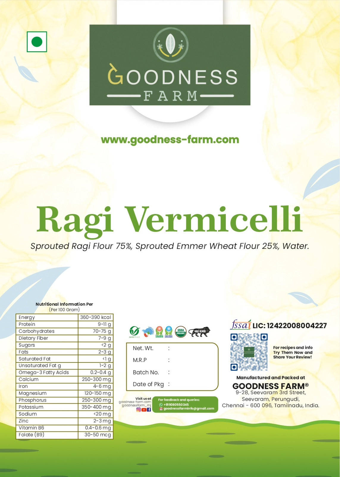Ragi Vermicelli (180 G)