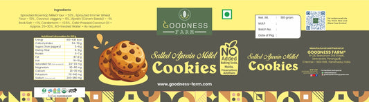 Salted Ajwain Millet Cookies (200 G)