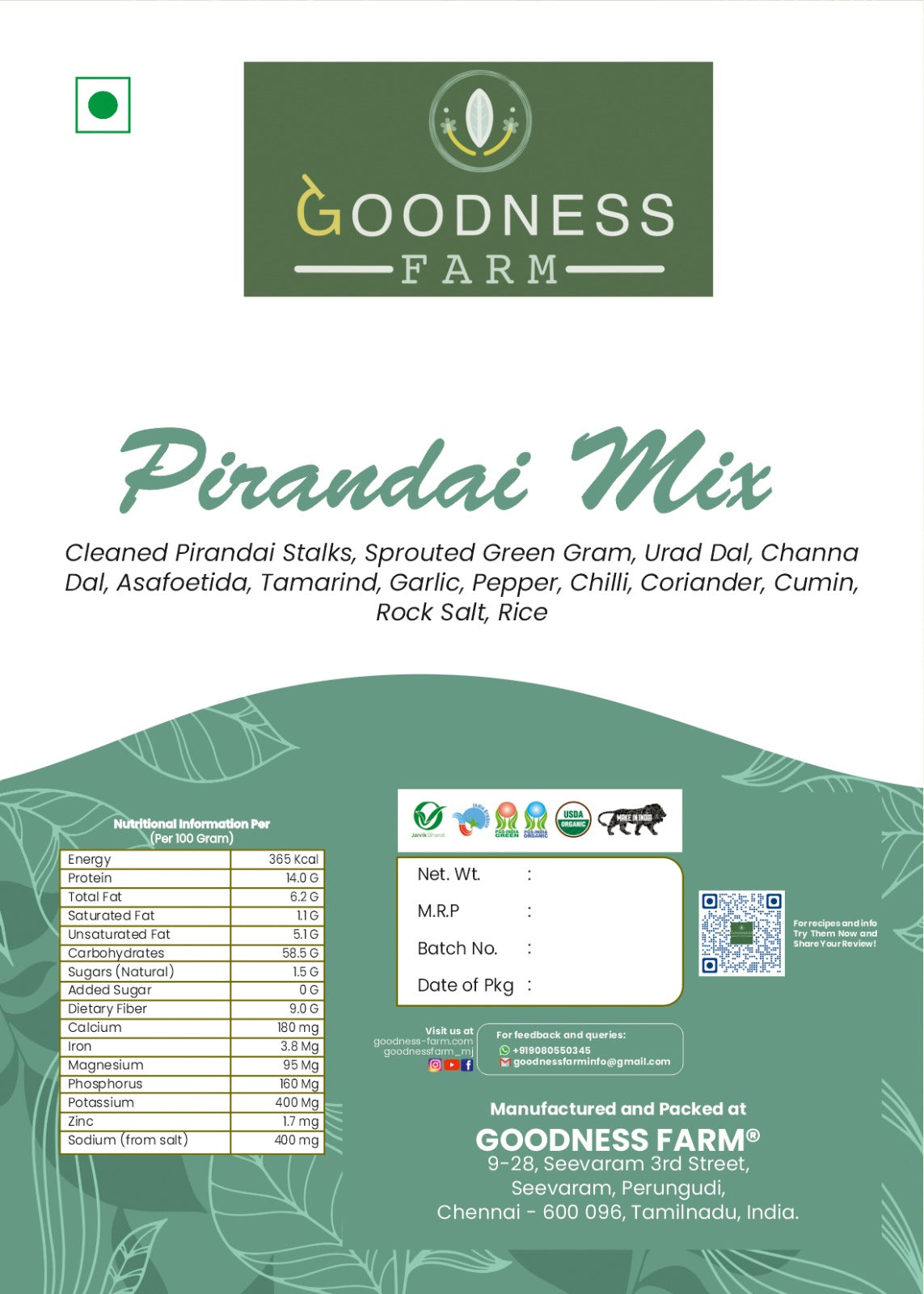 Pirandai Rice Mix (250 G)