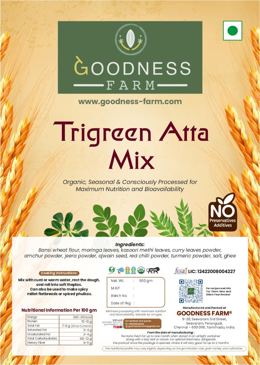 Trigreen Atta Mix (500 G)