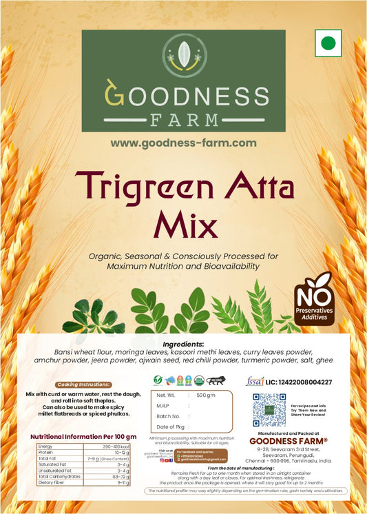 Trigreen Atta Mix (500 G)
