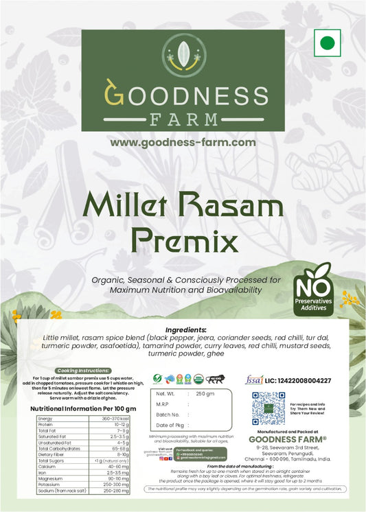 Millet Rasam Premix (250 G)