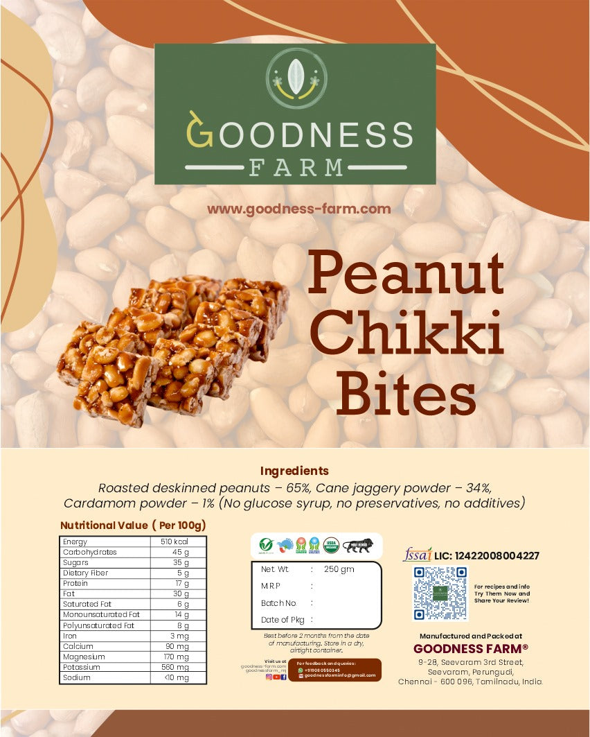Peanut Chikki Bites (250 G)