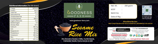 Sesame seeds (Ellu) Rice Mix (250 G)