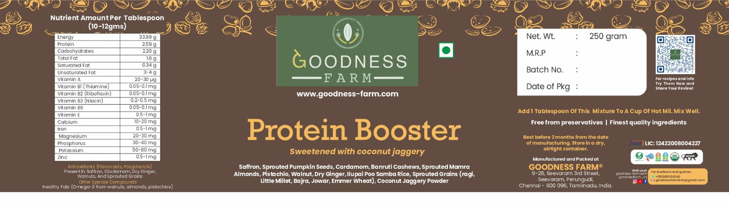 Protein Booster- Instant Health Drink Sathumaavu Malt ORGANIC (250 G)