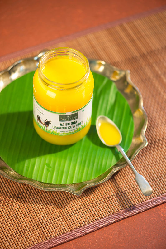 A2 Cow Ghee Bilona- Moringa leaves infused