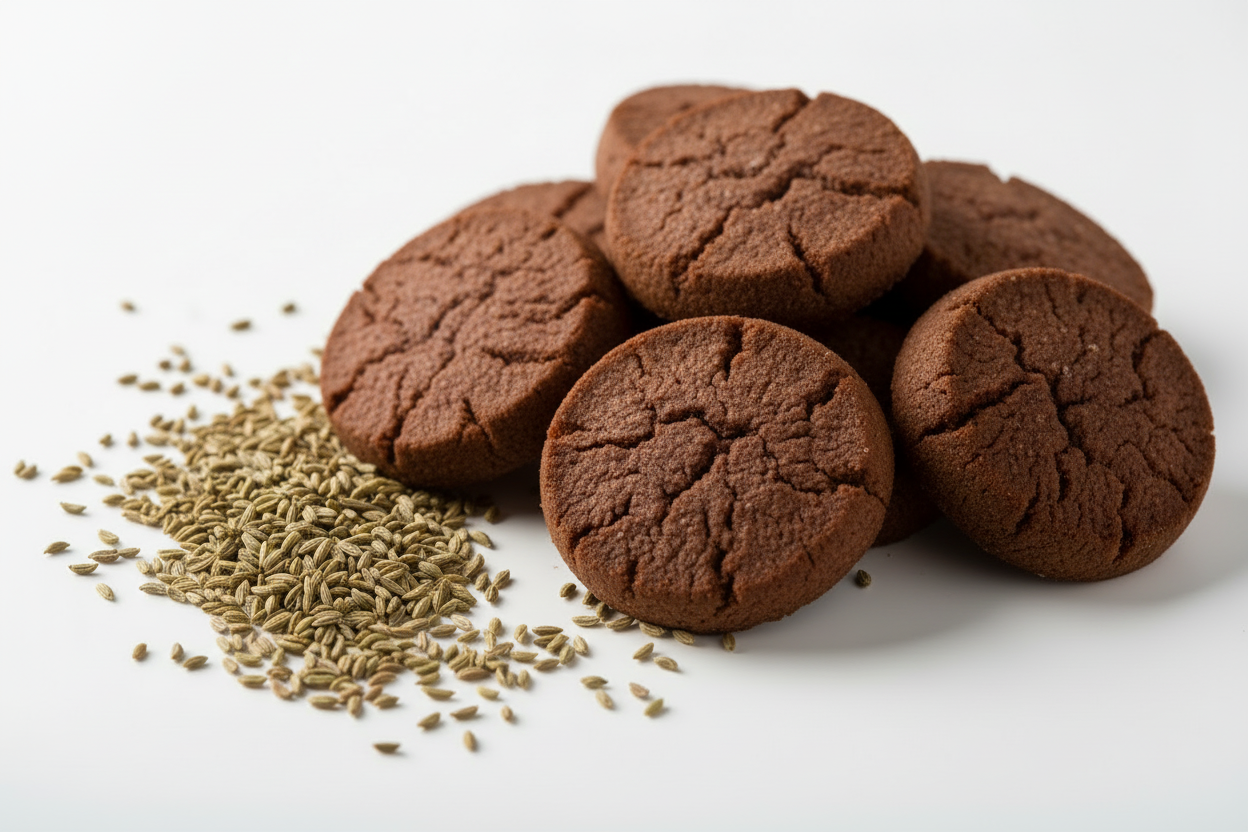 make the cookies a bit dark colour