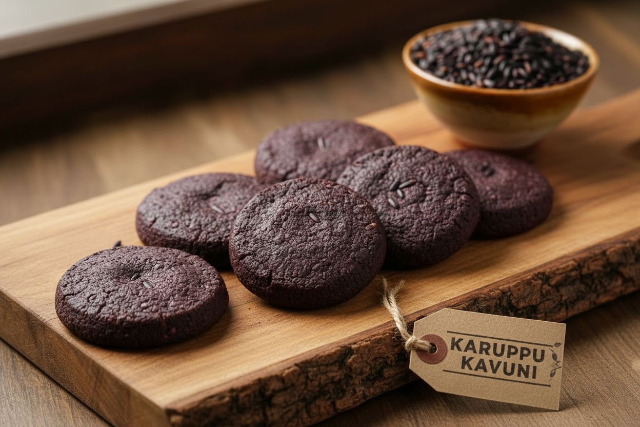 Karuppu Kavuni Almond Cookies ORGANIC(200 G)