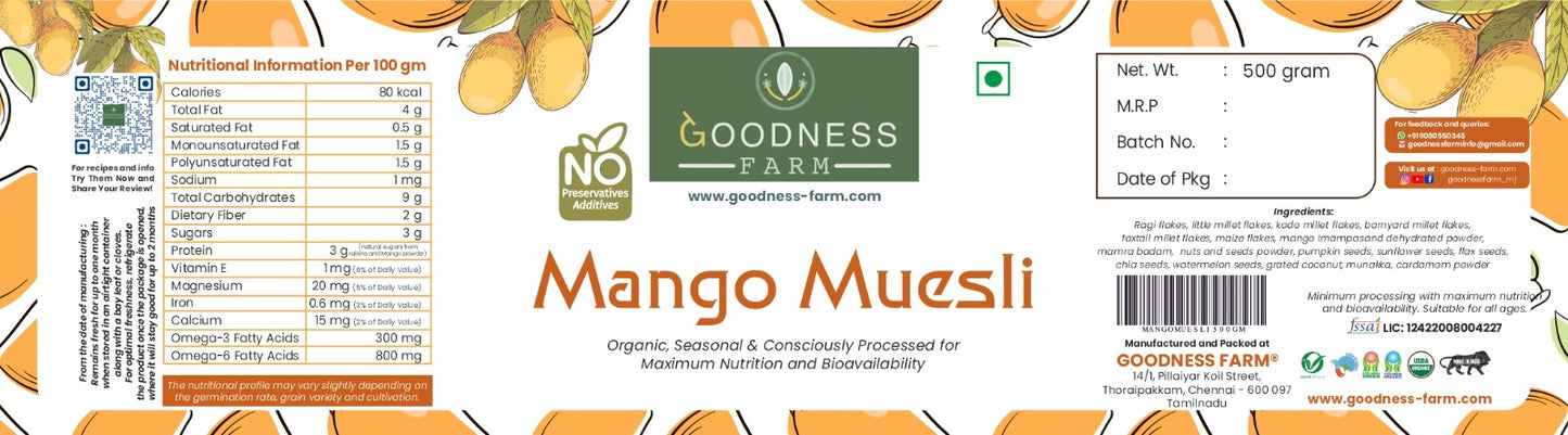 Mango Muesli (250 G)