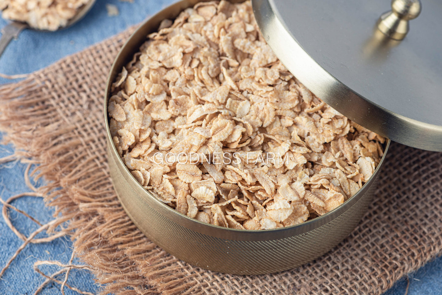 Sprouted Samba/ Khapli/ Emmer Wheat Flakes (400 G)