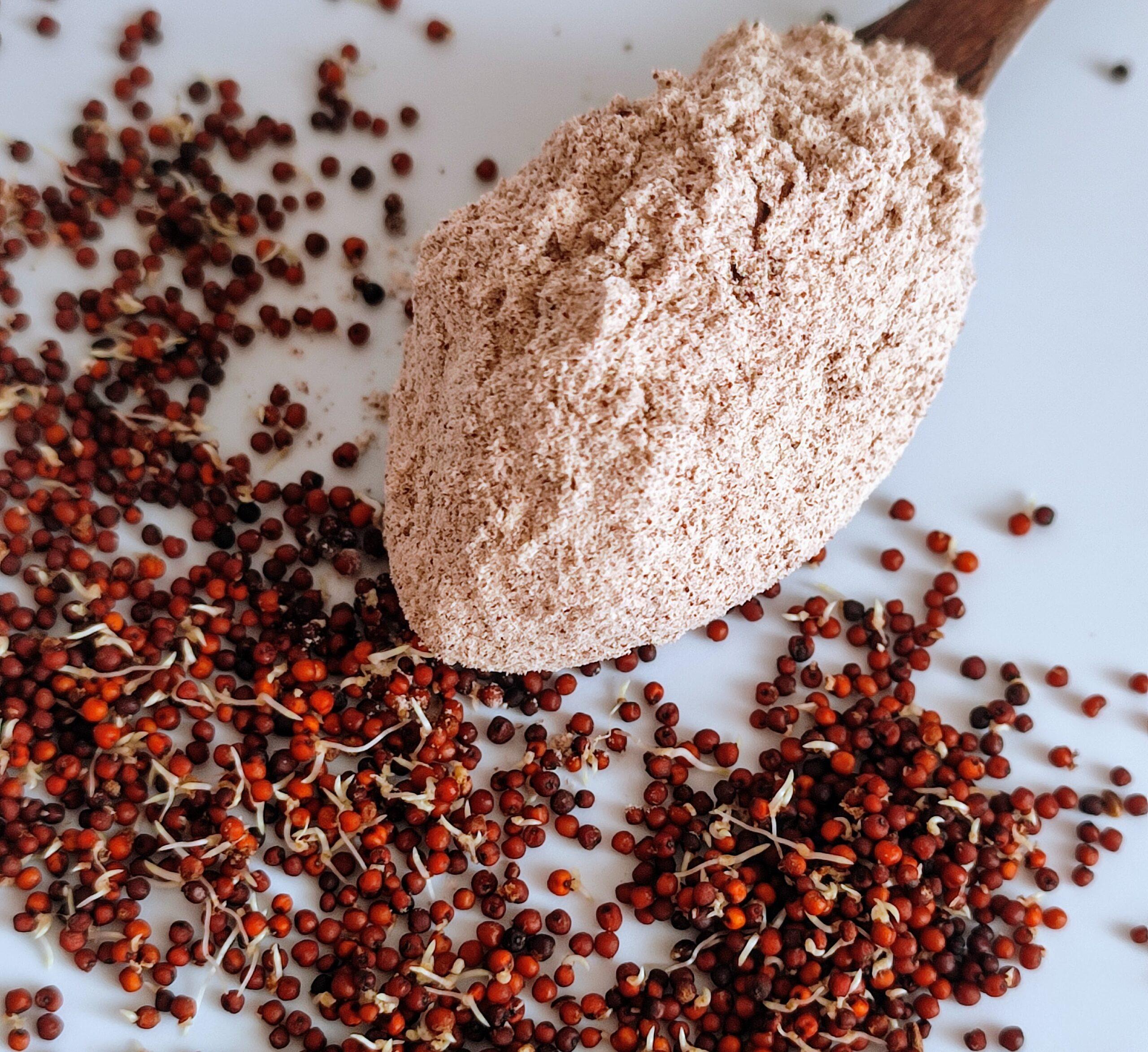 Sprouted Ragi Flour ORGANIC (500 G) – Goodness Farm