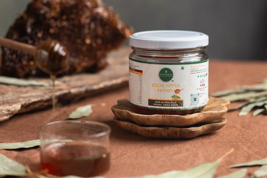 Eucalyptus honey, NMR passed, Organic (400 g)